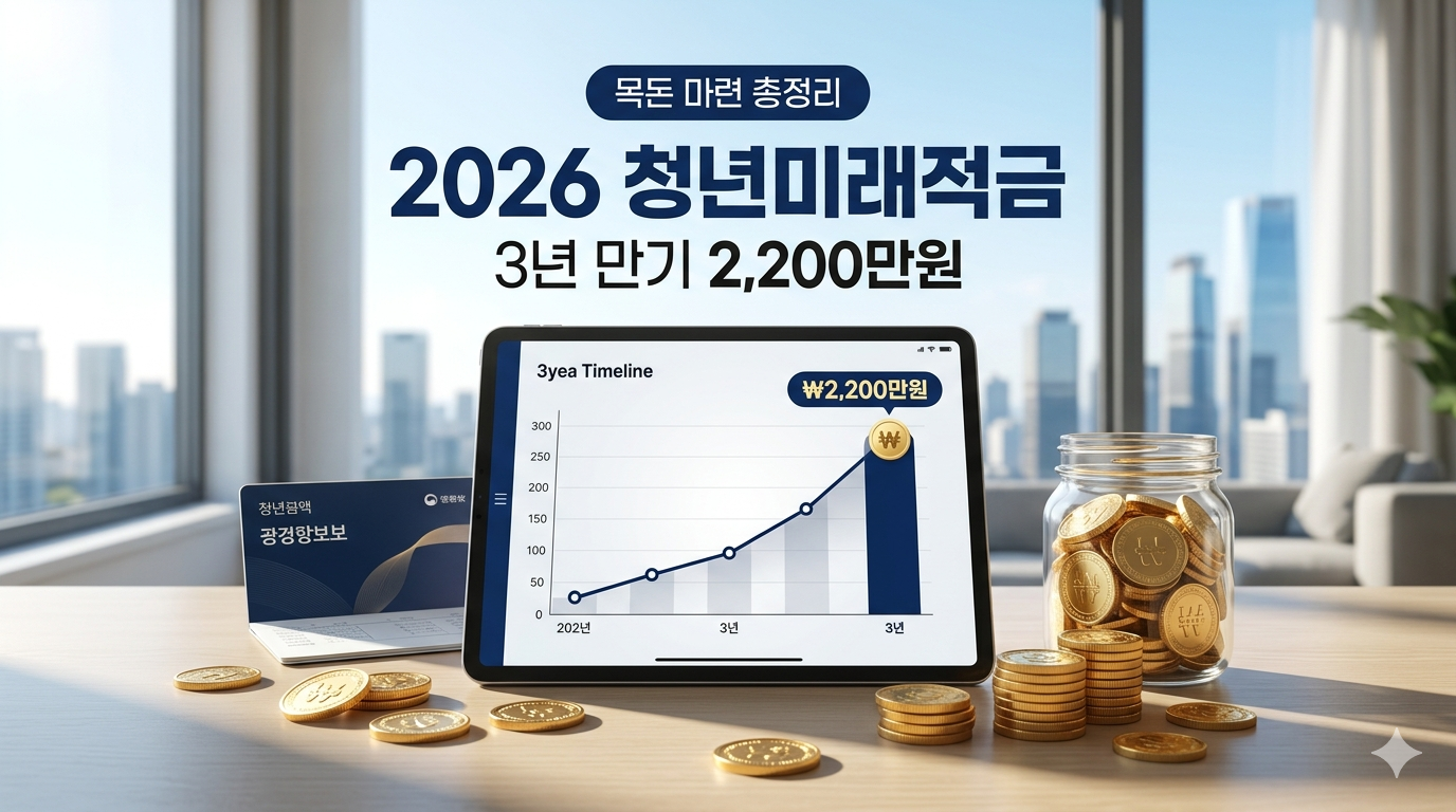 2026 청년미래적금 신청 방법 및 조건 혜택 총정리 (이자 12% 효과)