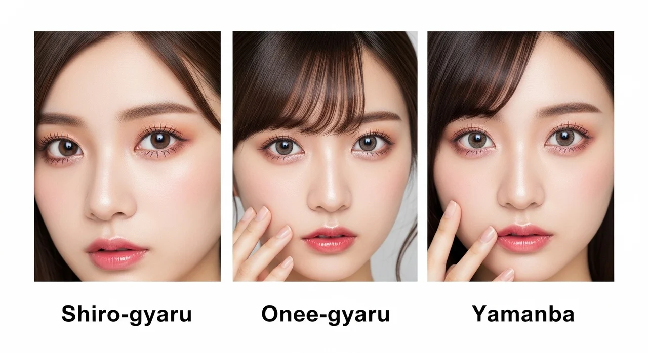 갸루 메이크업이란? 스타일별 특징과 역사