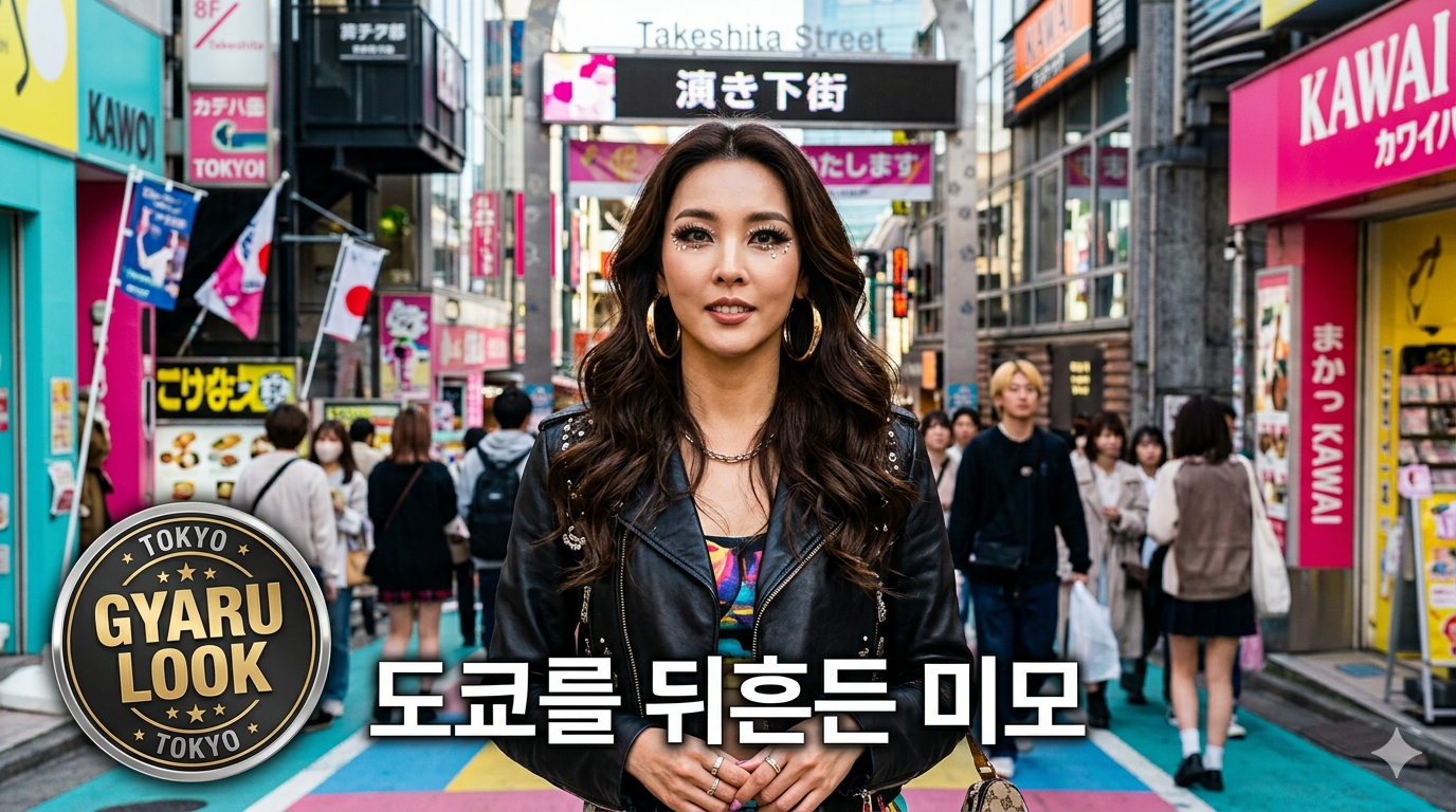 도쿄 갸루 메이크업의 모든 것: 톱 모델의 파격 변신과 2026 뷰티 트렌드