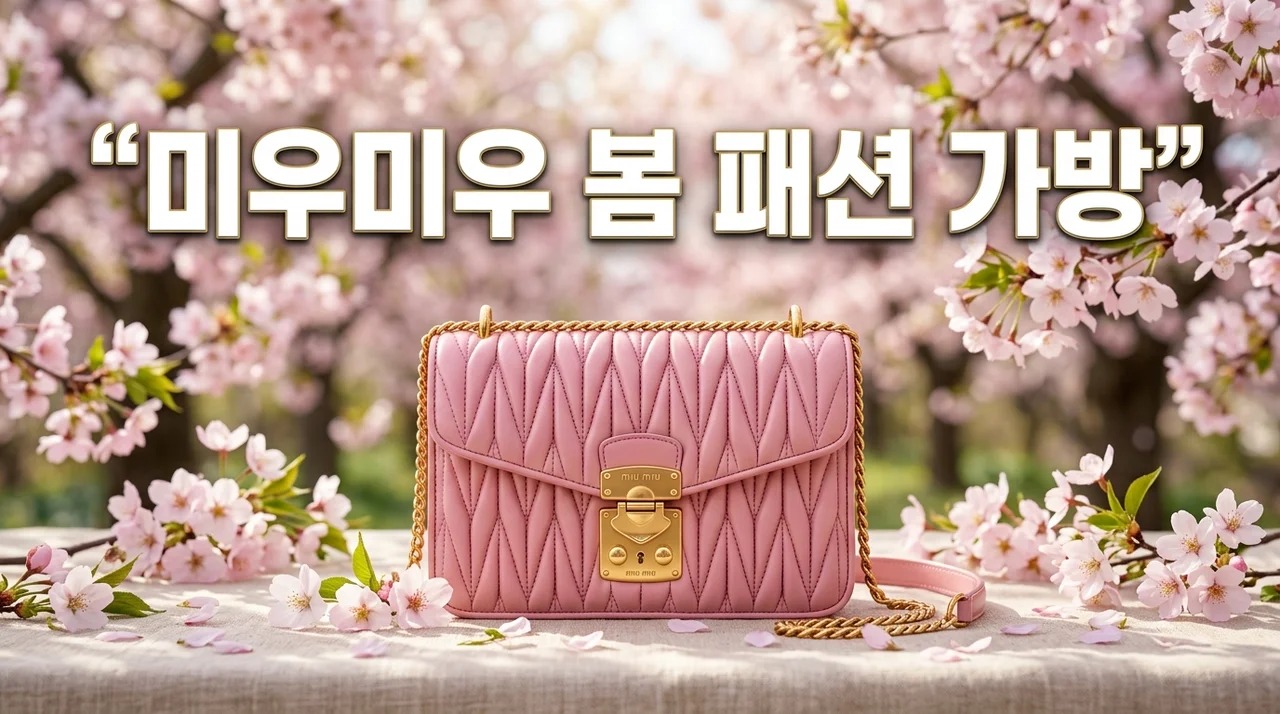 2026 미우미우 봄 패션 가방 트렌드 및 완벽 스타일링 가이드