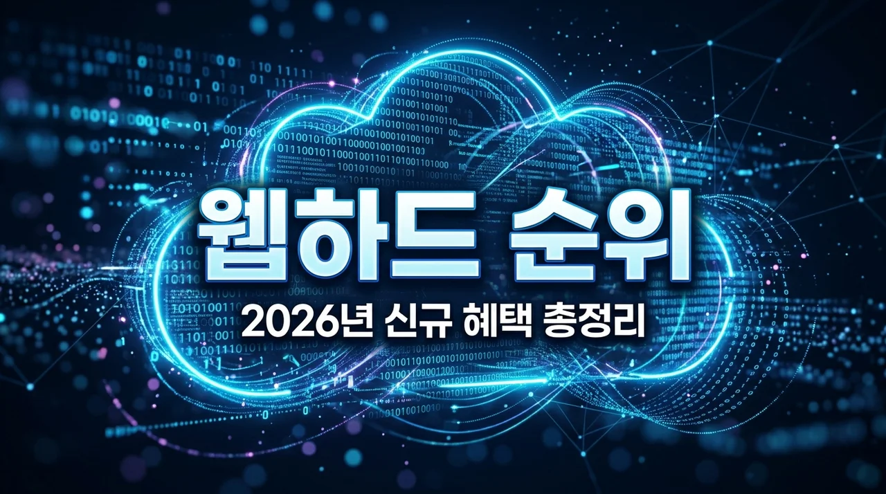2026 웹하드 순위 추천 및 신규 노제휴 혜택 완벽 정리 가이드