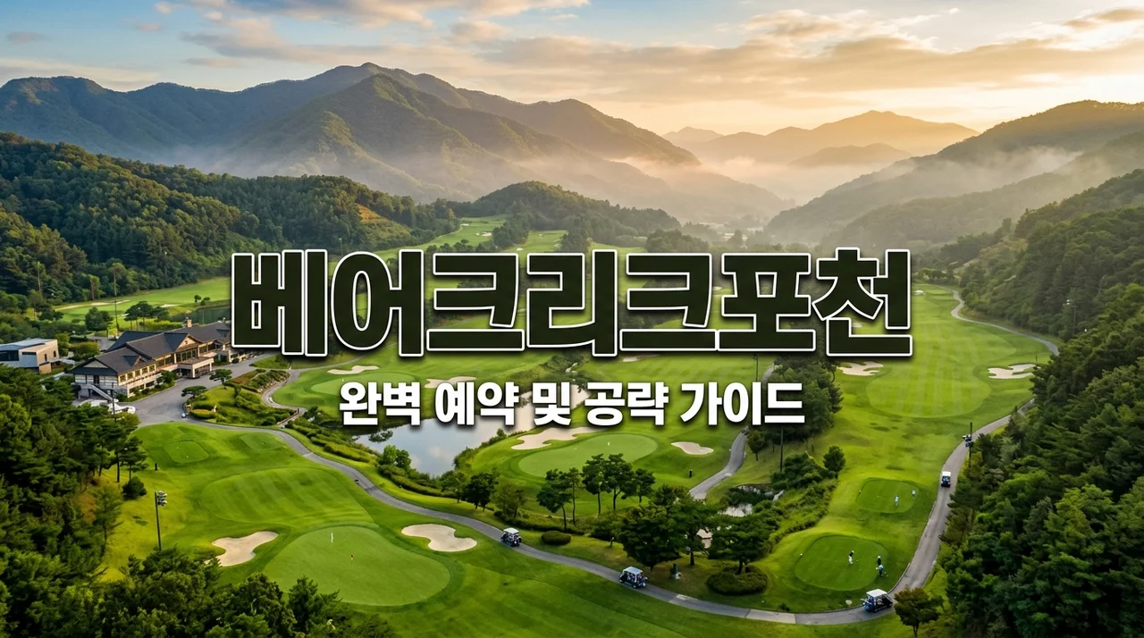 베어크리크포천 완벽 가이드 | 예약 성공 비결부터 크리크 코스 공략법까지