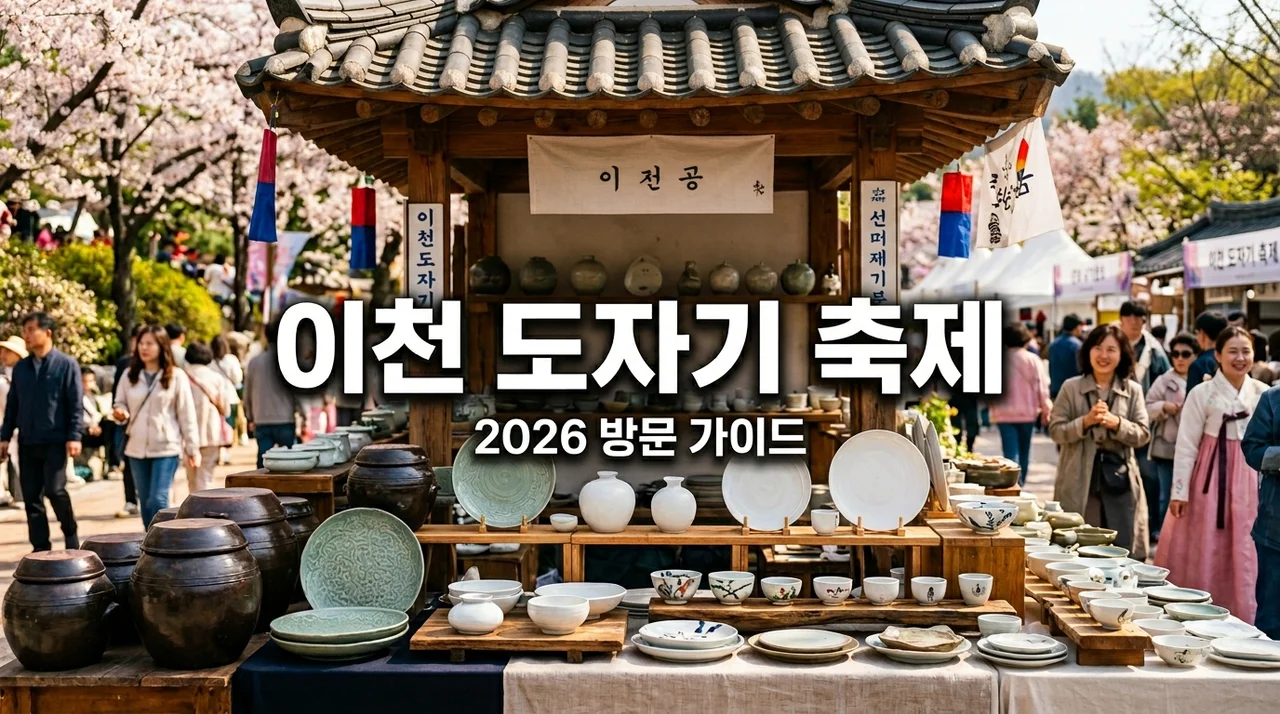 이천 도자기 축제 2026 일정 주차 셔틀 그릇 쇼핑 꿀팁 총정리
