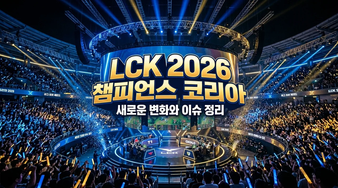 LCK 2026 일정 및 새로운 컵 방식 총정리 (젠지 룰러 이슈 포함)