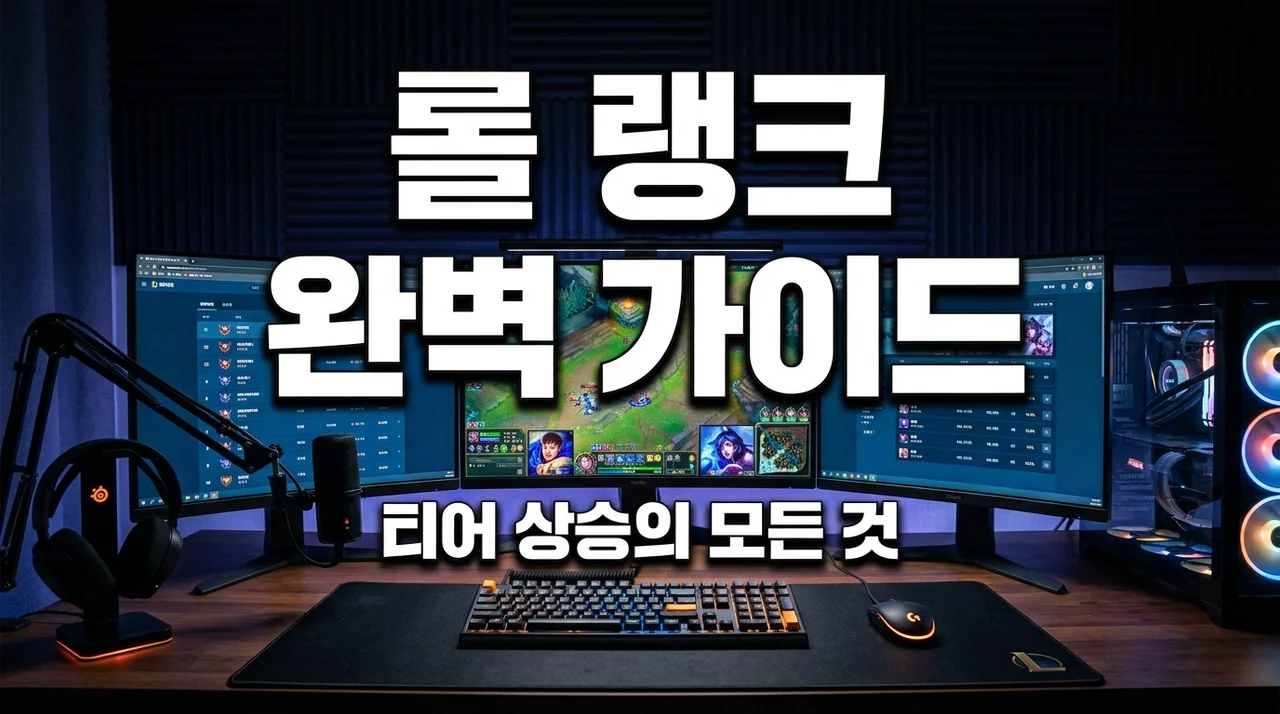 롤랭크 티어 순서와 승급 비결! 2단 승급 및 MMR 관리 꿀팁