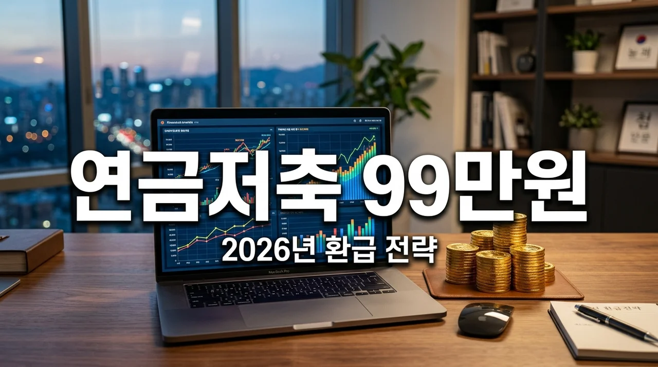 소득공제용연금저축 99만원 환급 받는 법? 2026년 최신 총정리