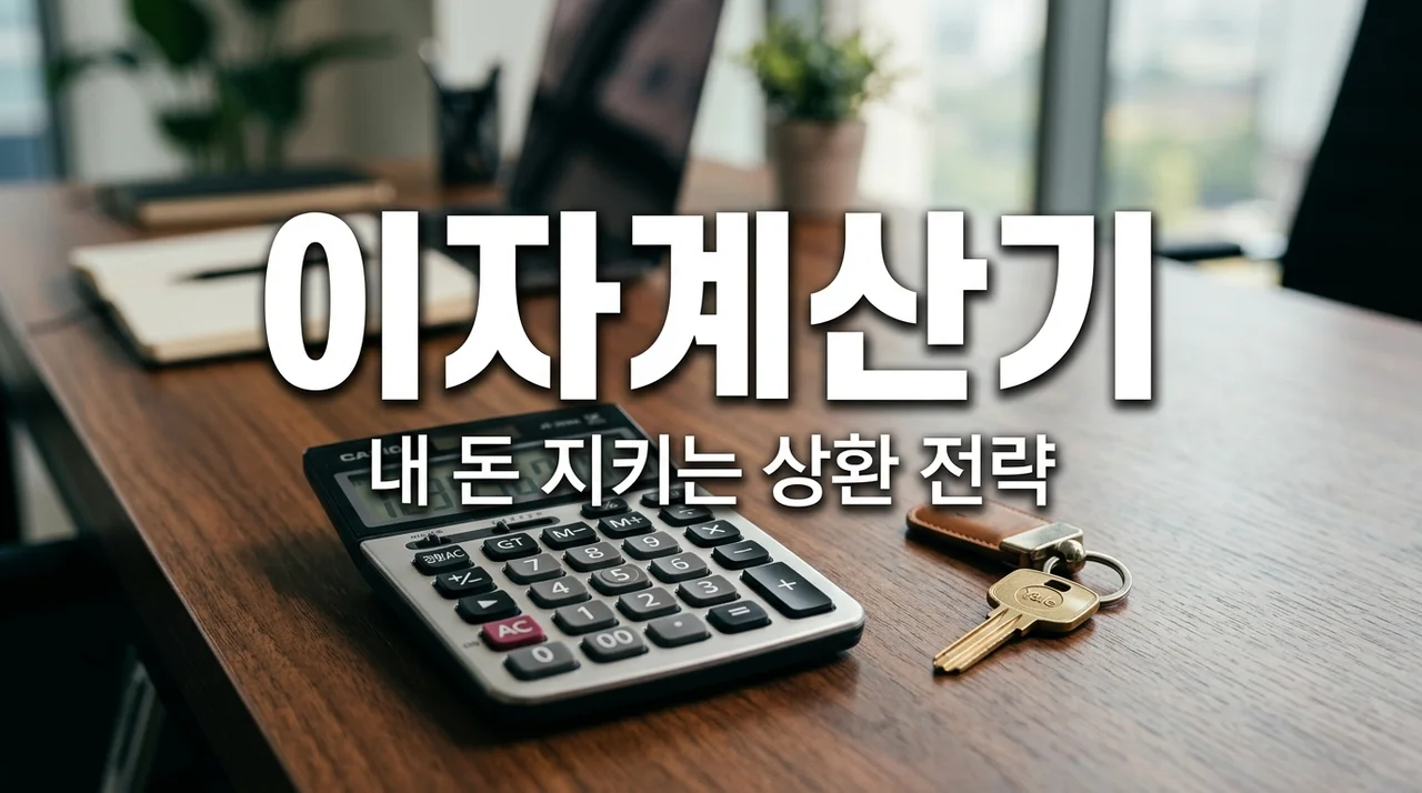 대출이자계산기 활용법 | 내 돈 지키는 상환 방식 비교 및 이자 절약 팁