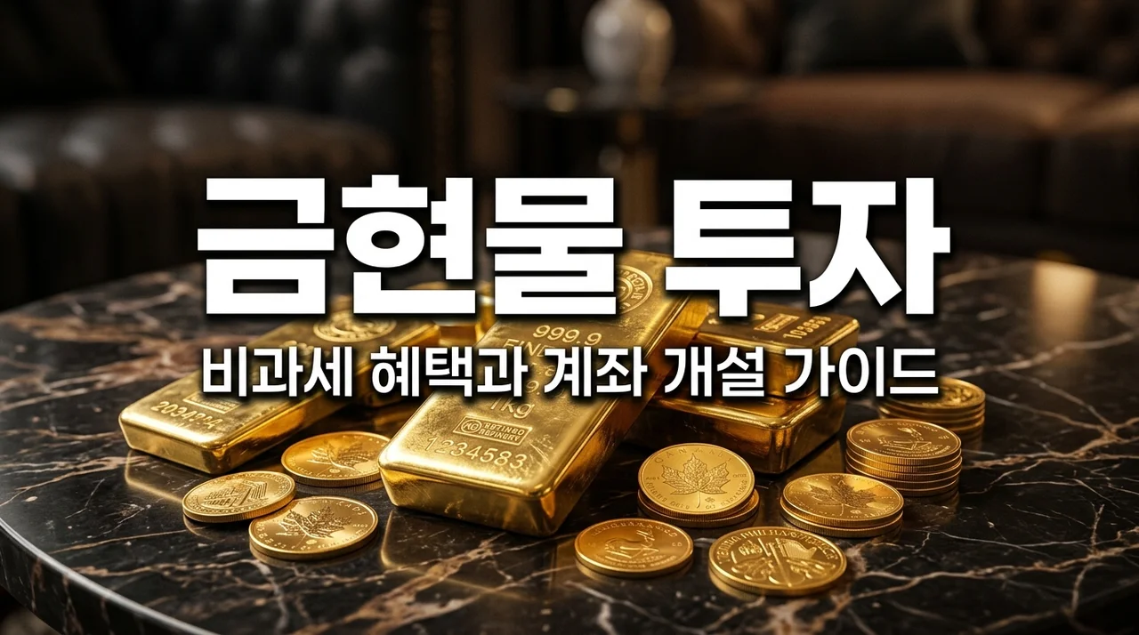 금현물 투자 방법 완벽 가이드: KRX 금시장 계좌 개설부터 세금 혜택까지