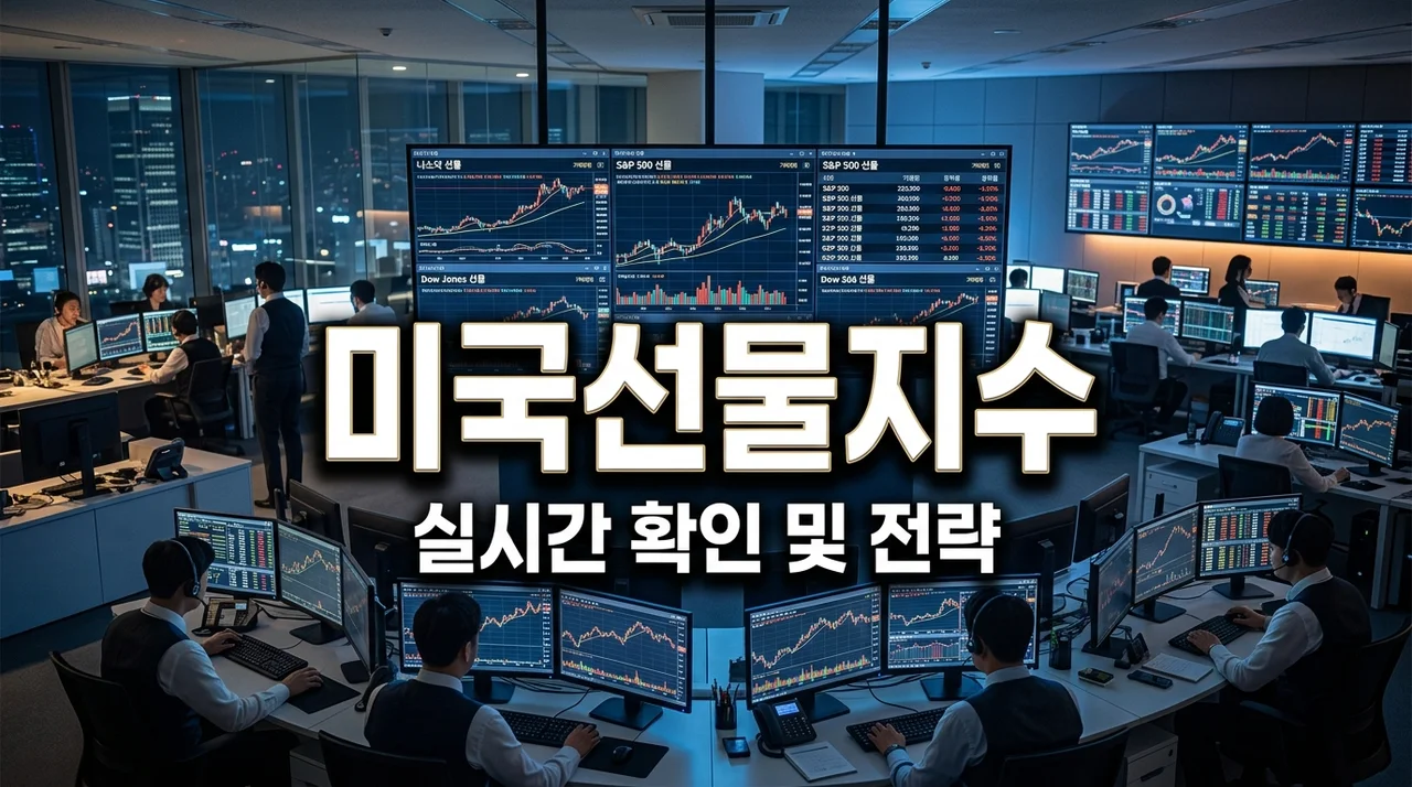 실시간미국선물지수 확인 방법 및 국내 주식 투자 전략 가이드