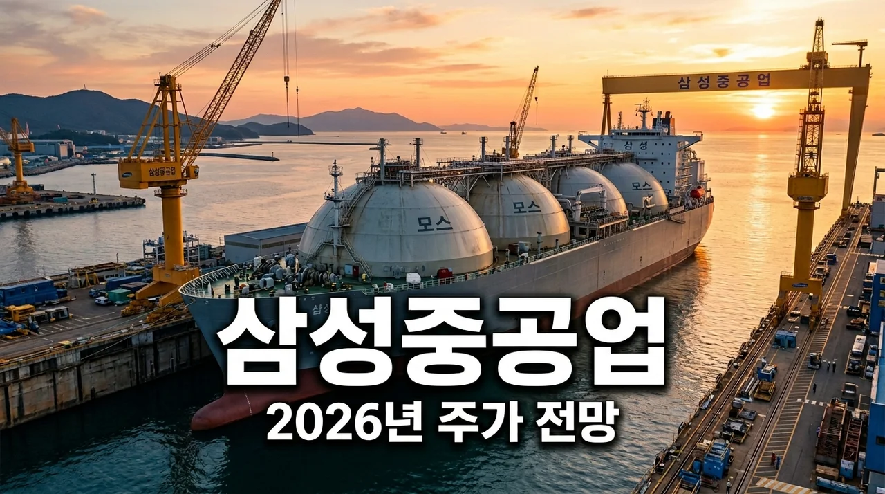 삼성중공업 주가 전망, 2026년 조선업 슈퍼 사이클과 목표가 분석