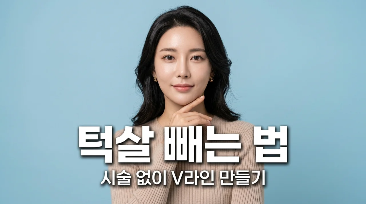 턱살빼는법 5가지 핵심 정리: 시술 없이 이중턱 없애는 비법