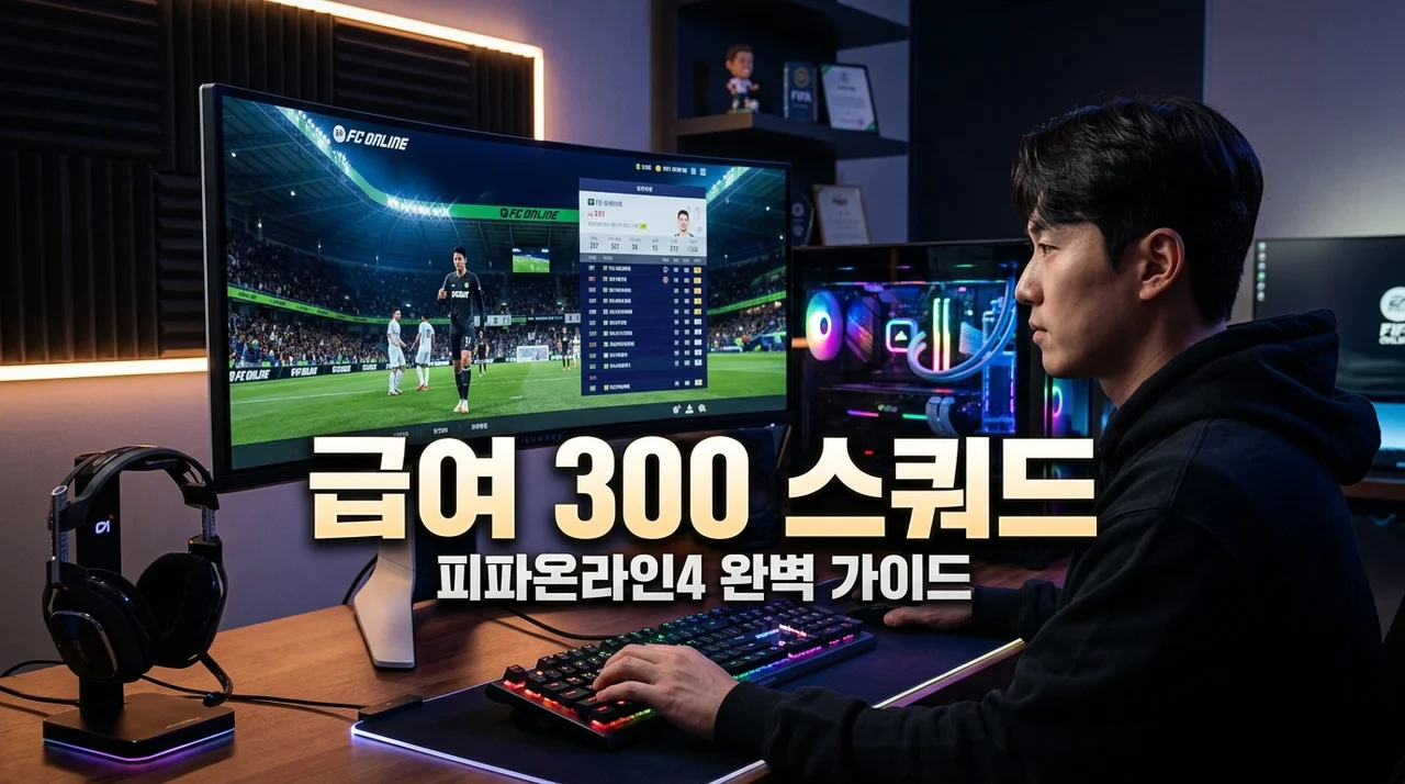 피파온라인4 스쿼드 급여 300 공략 및 2026 최신 팀 추천
