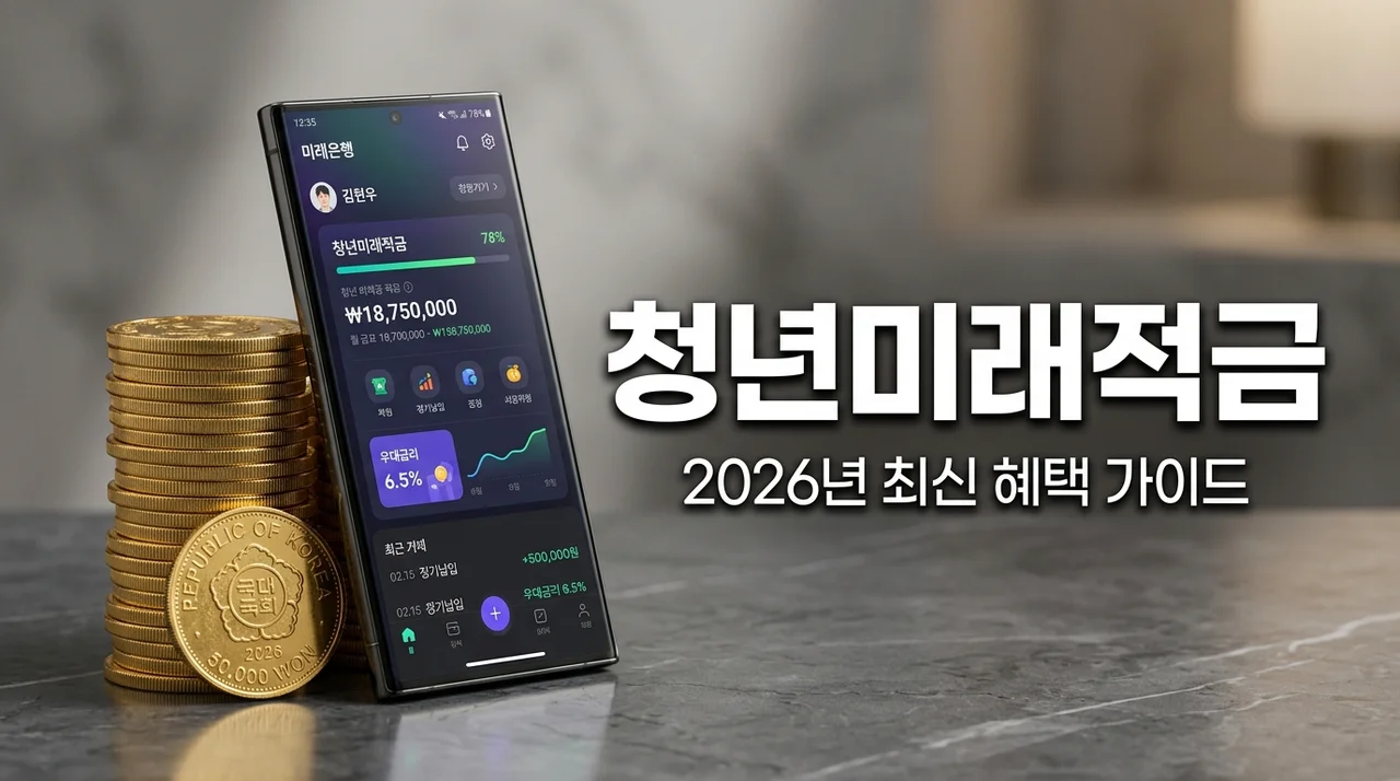 2026 청년미래적금 신청방법 조건 및 2000만원 혜택 총정리