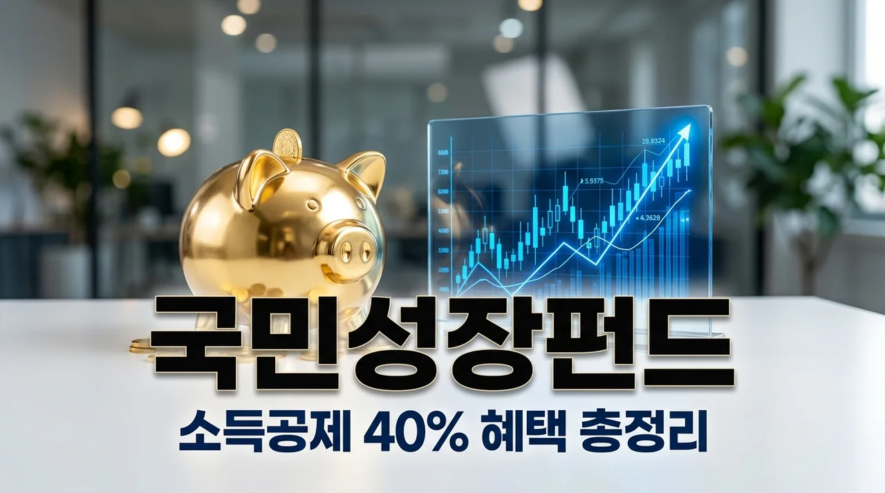 국민성장펀드 가입 방법과 소득공제 혜택 총정리 (2026)