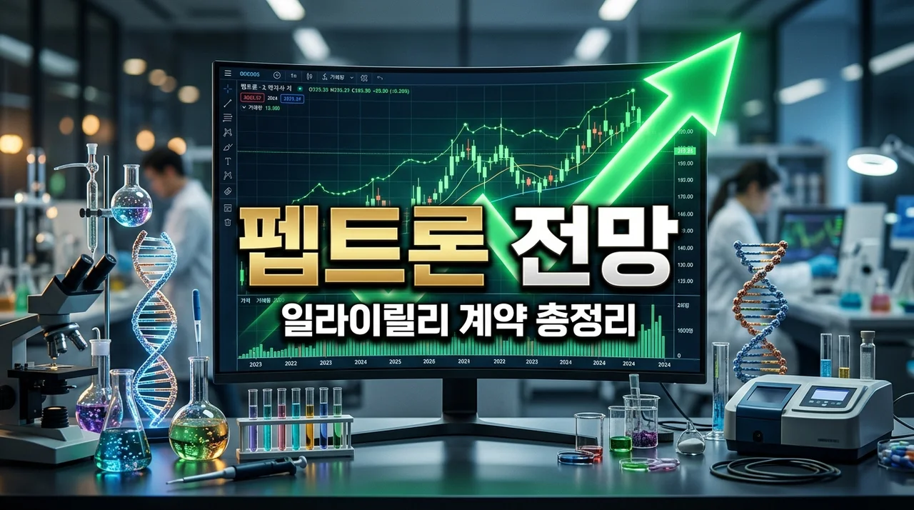 펩트론주가 전망 분석, 일라이릴리 계약 성사와 목표가 대응 전략