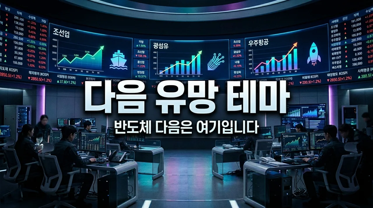 반도체 다음 유망 테마는? 조선·광통신·우주항공 투자 전략 정리
