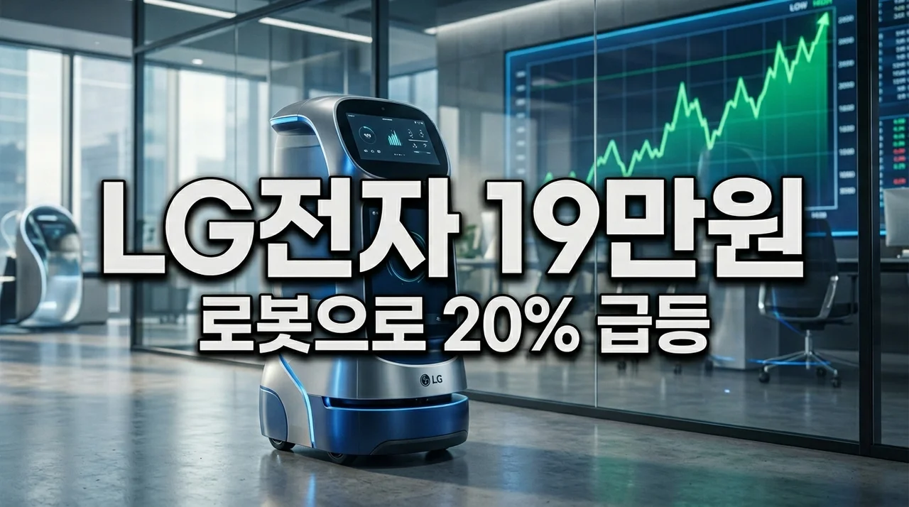 LG전자 주가 20% 급등 19만원 돌파! 로봇·AI 모멘텀 분석 및 투자 전망