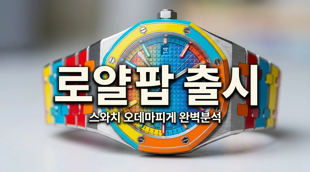스와치 오데마피게 로얄팝 출시 정보 및 가격 완벽 가이드