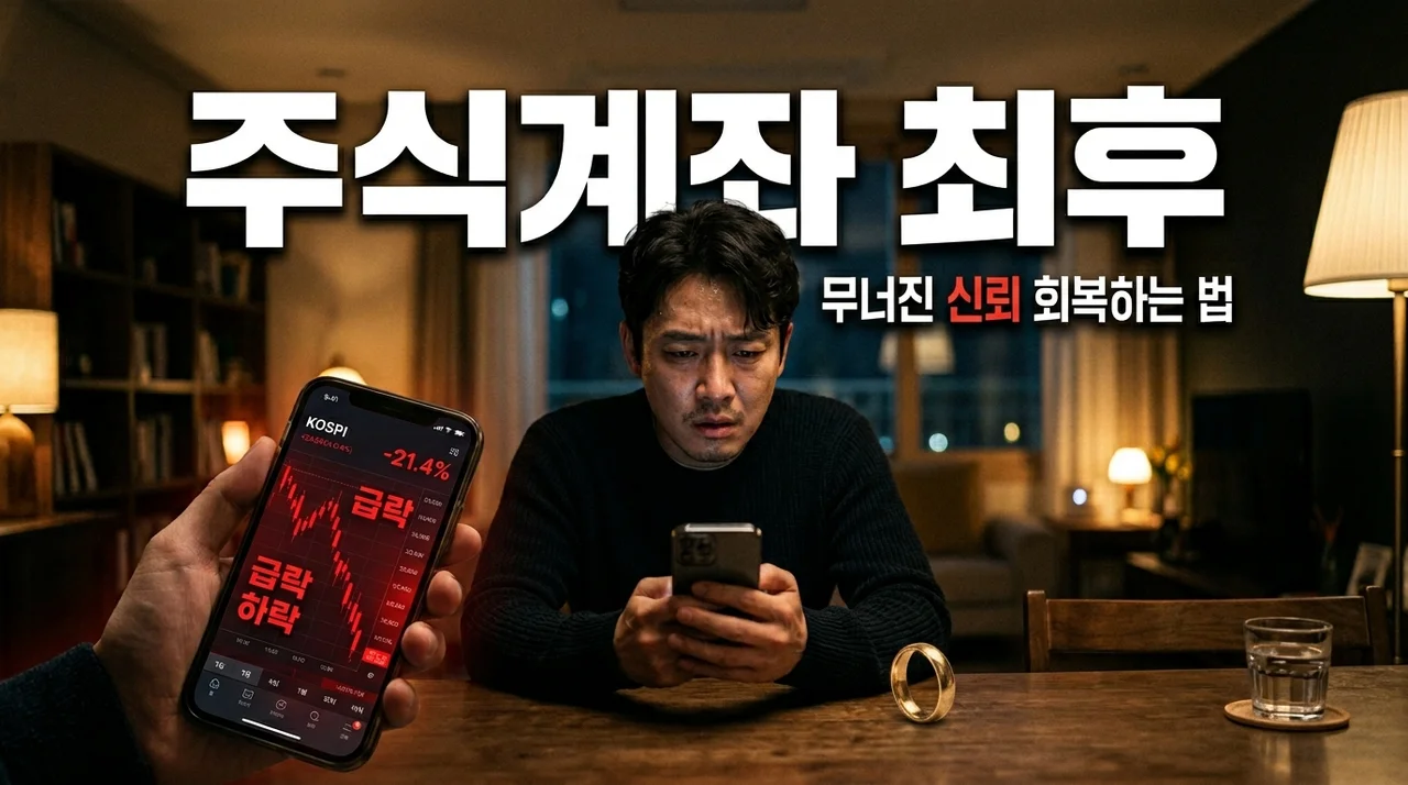 와이프 몰래 만든 주식계좌 최후, 손실보다 무서운 신뢰 회복법