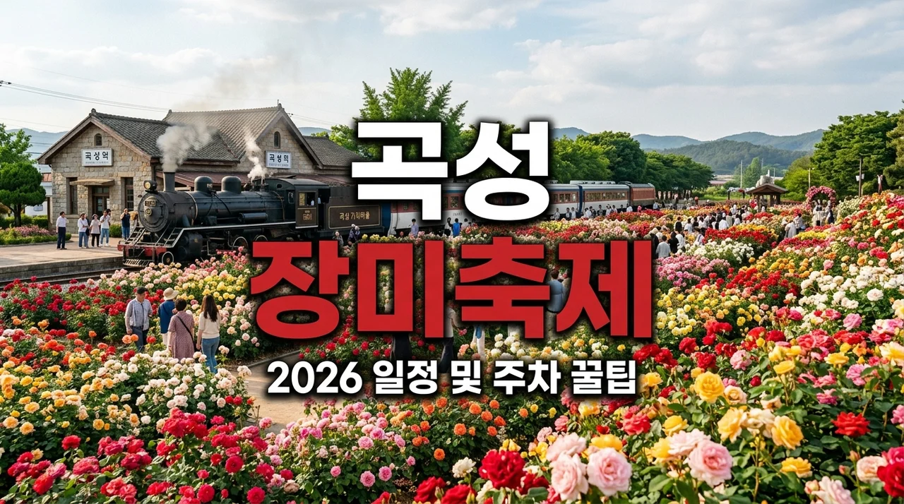 2026 곡성 장미축제 일정 입장료 주차 꿀팁! 인생샷 명당 총정리