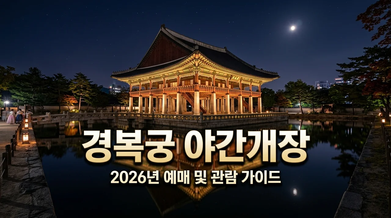 2026 경복궁 야간개장 예매 성공법: 일정, 티켓 구매, 한복 혜택 총정리
