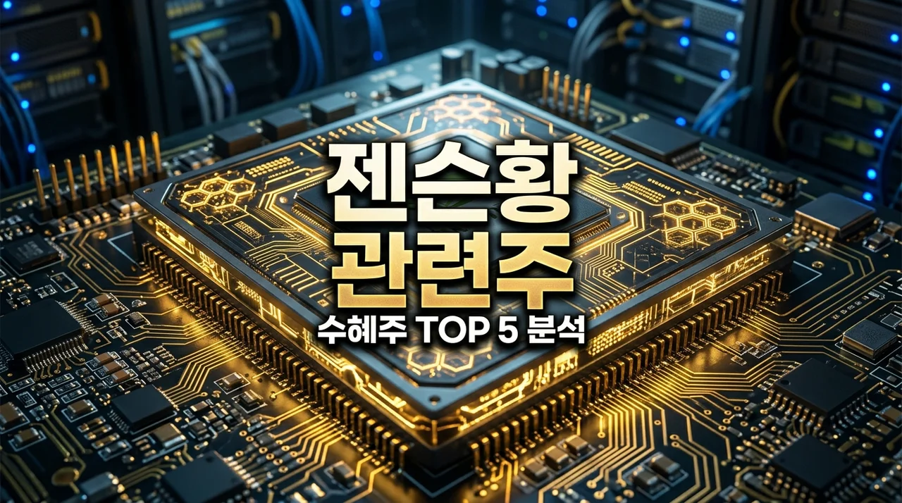 젠승황 온다 관련주 TOP 5 | 엔비디아 수혜주 및 투자 전략 요약
