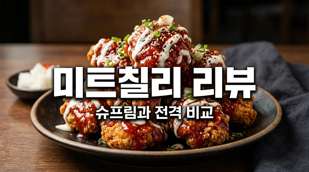 처갓집 미트칠리 양념치킨 가격 맛 솔직 후기, 슈프림과 전격 비교!