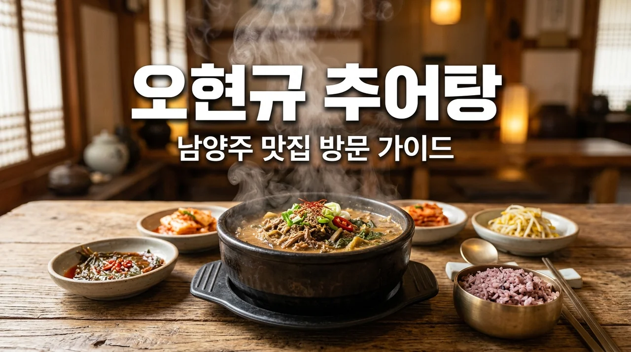 오현규 추어탕 남원오서방추어탕 위치 영업시간 부모님 감동 스토리 정리
