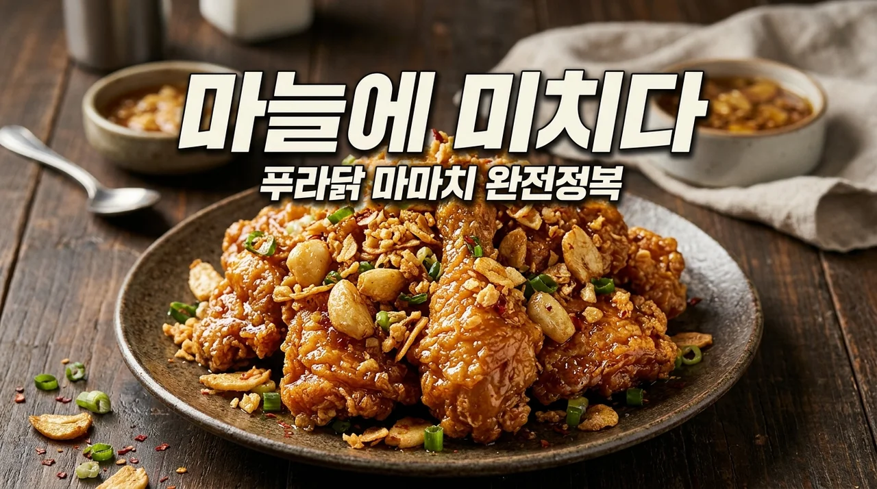 푸라닭 마마치 신메뉴 후기! 마늘 풍미 가득한 가격 및 할인 정보 총정리